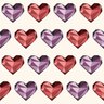 Papel de Parede Glass Heart - 0,58 x 3,00 metros - 1