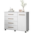 Ver imagem 6 de Conjunto Quarto Guarda Roupa e Comoda Caroline Branco