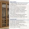 Guarda-Roupa Casal Reflecta com Led 6 Portas 100% MDF Solaris - 19