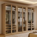 Ver imagem 2 de Guarda-Roupa Casal Reflecta com Led 6 Portas 100% MDF Solaris