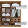 Guarda-Roupa Casal Reflecta com Led 6 Portas 100% MDF Solaris - 14