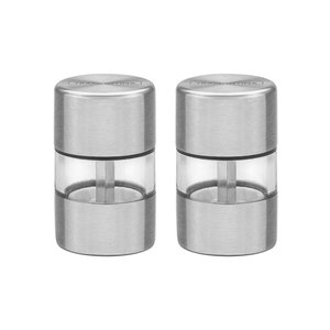 Conjunto de Moedores para Sal e Pimenta Realce Inox