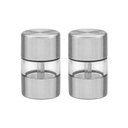 Ver imagem 1 de Conjunto de Moedores para Sal e Pimenta Realce Inox