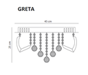 Ver imagem 4 de Lustre Sala Cristal Plafon de Sobrepor Led Gretta 24w Bivolt:dourado 6500k Branca Fria/110v/220v