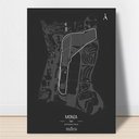Ver imagem 1 de Quadro Decorativo Circuito Monza Itália Formula Pista Gp Qualidade Premium 28x20cm