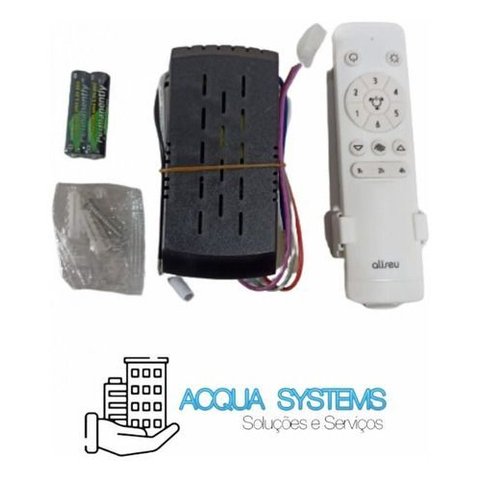 Controle Remoto Ventilador de Teto Aliseu Retratil