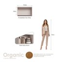 Ver imagem 4 de Armário Aéreo 80cm BP MDP 1 Porta Basculante Organic Bege/Sand