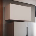 Ver imagem 1 de Armário Aéreo 80cm BP MDP 1 Porta Basculante Organic Bege/Sand