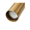 Ver imagem 2 de Lustre Pendente Moderno Kalla 50cm 3 Spots Dourado e Preto