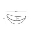 Ver imagem 1 de Cuba de Vidro Oval 38cm Branco Fosco