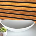 Ver imagem 2 de Cuba de Vidro Oval 38cm Branco Fosco