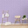 Papel de Parede Flor Line Purple - 0,58 x 2,50 metros - 2