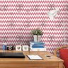 Papel de Parede Chevron Flowers Risk - 0,58 x 2,50 metros - 2