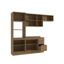 Ver imagem 4 de Armário de Cozinha Completa 100% Mdf 270cm Nogueira Celeste Kappesberg
