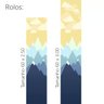 Papel de Parede Montanhas - 0,58 x 3,00 metros - 3