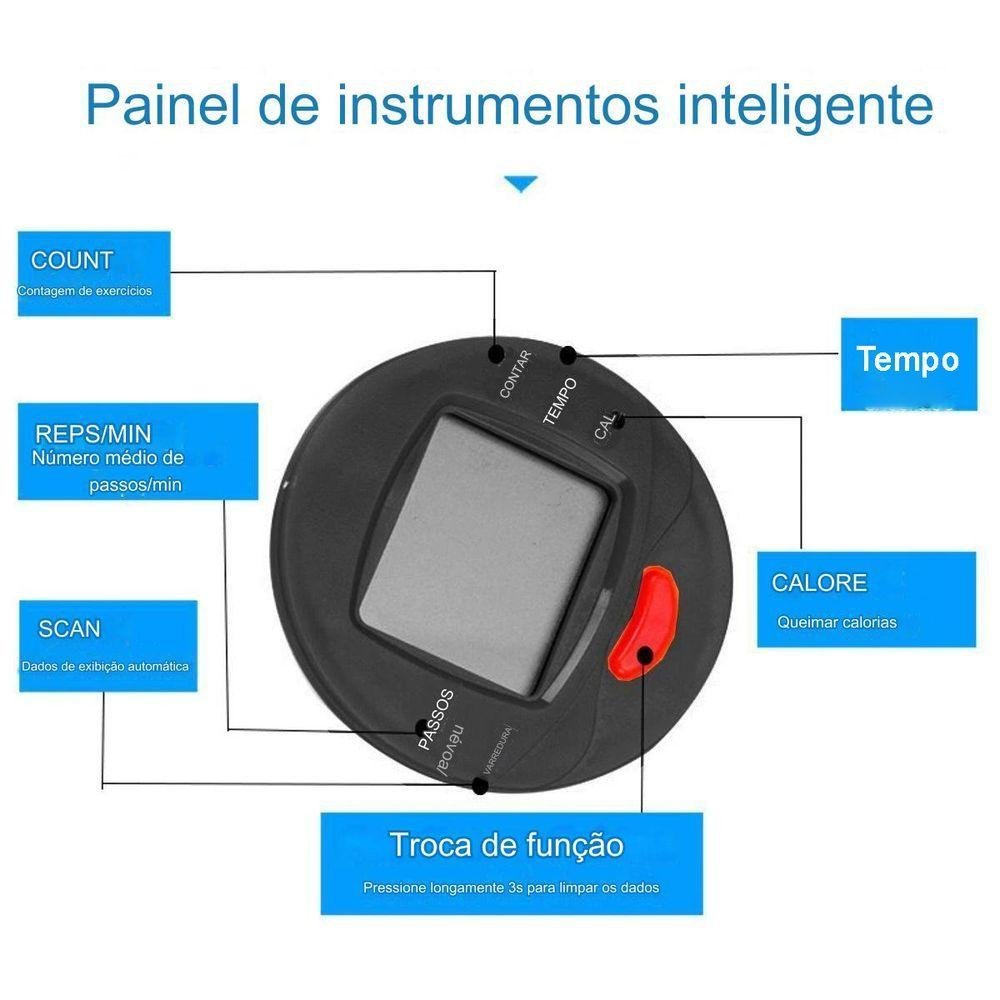 Mini Stepper Simulador Caminhada Fisioterapia Exercicio Fisico Perna Gluteo Braço Corpo Academia - 9