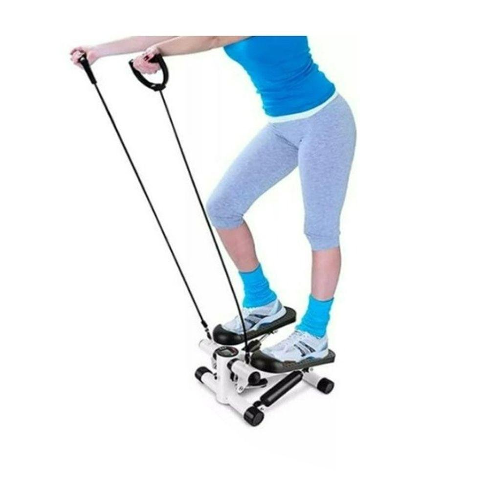 Mini Stepper Simulador Caminhada Fisioterapia Exercicio Fisico Perna Gluteo Braço Corpo Academia - 6