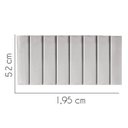Ver imagem 2 de Painel Estofada Líbia 195CM King Suede Cinza Claro - D A DECOR