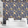 Papel de Parede Big Flowers Navy - 0,58 x 3,00 metros - 2