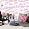Papel de Parede Coisas Boas Pink - 0,58 x 3,00 metros - 2