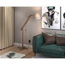 Ver imagem 6 de Abajur de Quarto Luminária de Chão Articulável Leitura:palha