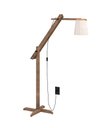 Ver imagem 5 de Abajur de Quarto Luminária de Chão Articulável Leitura:palha