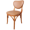 Ver imagem 5 de Cadeira Mad Assento e Encosto Facto Vegan Conhaque Sala Jantar Cozinha Gourmet Decoracao Castanho