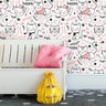 Papel de Parede Cats Ilustra - 0,58 x 2,50 metros - 2