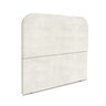 Cabeceira Estofada Casal Alana 140cm Boucle Bege com Frame - 2