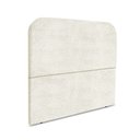 Ver imagem 2 de Cabeceira Estofada Casal Alana 140cm Boucle Bege com Frame