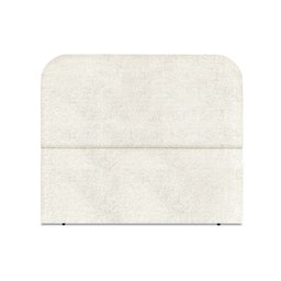 Cabeceira Estofada Casal Alana 140cm Boucle Bege com Frame - 1