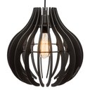 Ver imagem 5 de Pendente Lótus Poptem com lâmpada st58 127v preto