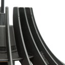 Ver imagem 3 de Pendente Lótus Poptem com lâmpada st58 127v preto