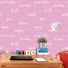 Papel de Parede Leveza Pink - 0,58 x 2,50 metros - 2