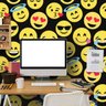 Papel de Parede Emoji Dark - 0,58 x 3,00 metros - 2