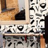 Papel de Parede Barbearia - 0,58 x 2,50 metros - 2
