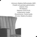 Ver imagem 2 de Kit 02 Poltronas Balanço Melinda Suede