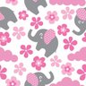 Papel de Parede Elefante Flores - 0,58 x 2,50 metros - 1