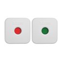 Ver imagem 2 de Fecho Livre Ocupado para Banheiro Branco Cartela Stam