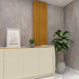 Painel Ripado em Barra 250x49,6cm (1,24m²) MDF Gelius Móveis - 7