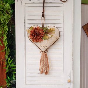 Coração Perfumado Pendente Aqui Tem Amor 60x34