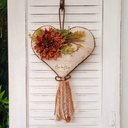 Ver imagem 2 de Coração Perfumado Pendente Aqui Tem Amor 60x34