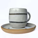 Ver imagem 2 de Xícara e Pires de Cerâmica Poá - Casa Toco