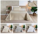 Ver mais imagens de Colcha King Size Casa Blanca 200 Fios Bordado 100%algodao Super Luxuoso Madri:branco