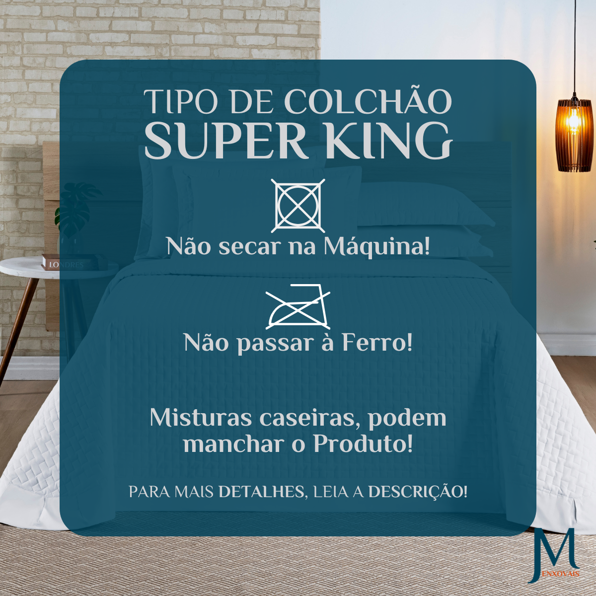 Colcha King Size Casa Blanca 200 Fios Bordado 100%algodao Super Luxuoso Madri:branco - 7