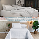 Ver imagem 6 de Colcha King Size Casa Blanca 200 Fios Bordado 100%algodao Super Luxuoso Madri:branco