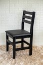 Ver imagem 2 de Kit 4 Cadeira Fixa Estofada de Madeira Cor:preto