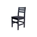 Ver imagem 7 de Kit 4 Cadeira Fixa Estofada de Madeira Cor:preto