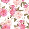 Papel de Parede Roses Soft - 0,58 x 3,00 metros - 1
