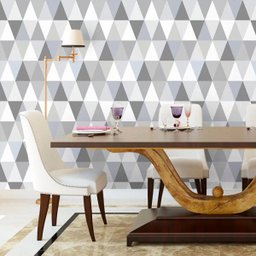 Papel de Parede Juliete Gray - 0,58 x 2,50 metros - 2